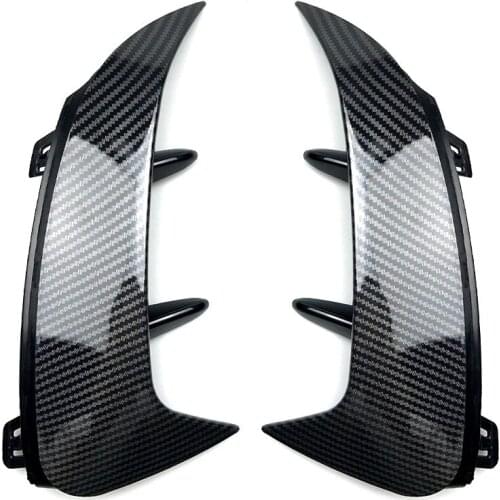 2pcs Car Rear Bumper Lip Splitters Diffuser Bumper Lip Spoiler Scratch Protector For Mercedes-Benz A-Class W177 Hatchback A180