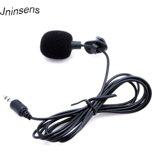2 Pcs/lot Mini 3.5mm Hands Free Clip on Mini Mic Microphone for PC Notebook Laptop Wholesale