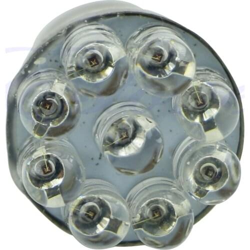 2021 New 1X 1156 BA15S 9 LED Car Moto Tail Turn Signal Light Bulbs Bright Yellow