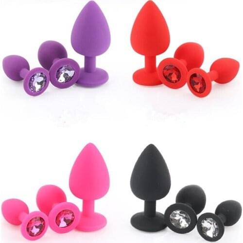 5 pcs/lot Medium Size Silicone Anal Plug in Anal Sex Toys Unisex Sex Stopper Adult Toys for Men/Women Anal Trainer for Couples