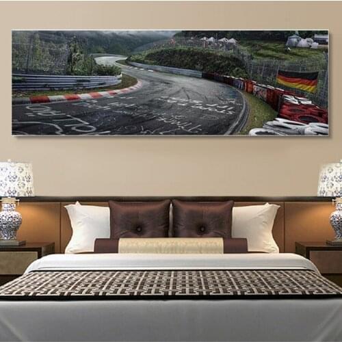 5D Diamond Embroidery Nurburgring Rally Road Sports Car Cross Ctitch Painting Landscape Wall Art Poster Living Room Home Decor
