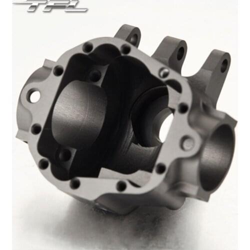 TFL RC Car accessories 1/10 SCX10 II Crawler Chassis Model Metal Front Rear Differential Axle Case TH05152-SMT6