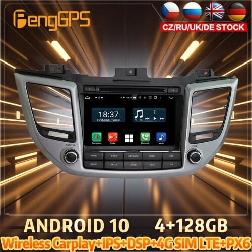 Tesla Android 10.0 For Hyundai IX35 2013 2016 - 2019 Carplay Car Multimedia Player GPS Navigation Auto Radio Stereo HeadUnit