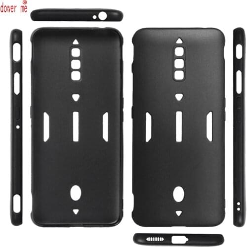 Dower me Black Protective Soft TPU Case Cover For ZTE Nubia Red Magic 6 Pro Smartphone