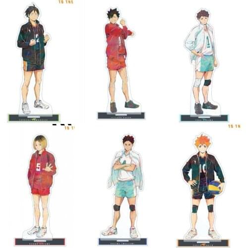 Hot Japan Anime Haikyuu!! Acrylic Stand Figure Model Plate Cosplay Kozume Kenma Oikawa Tooru Daichi Sawamura Tobio Kageyama