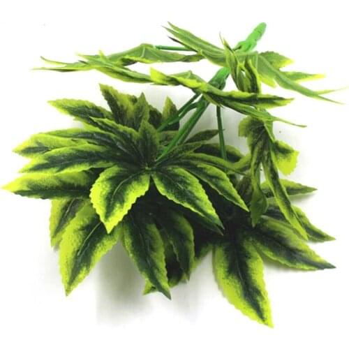 Fake plant plastic leaf green grass Artificial plants decorate flowers For wedding home garden Plastic plant Artificial grass