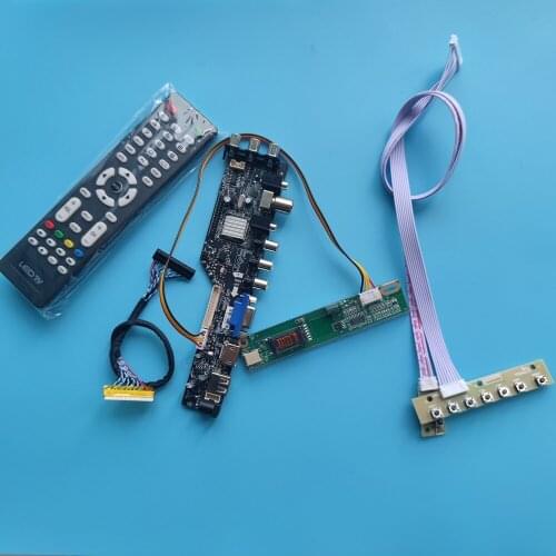 Kit for LTN170U1-L01 USB HDMI TV controller board 1920X1200 VGA AV digital 30pin 17" 1 CCFL DVB-C LCD 3363 DVB-T