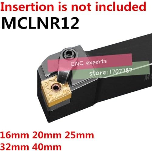 1PCS MCLNR1616H12 MCLNR2020K12 MCLNR2525M12 MCLNR3232P12 MCLNR2525M16 MCLNR3232P16/19 MCLNL CNC Lathe tool Holder