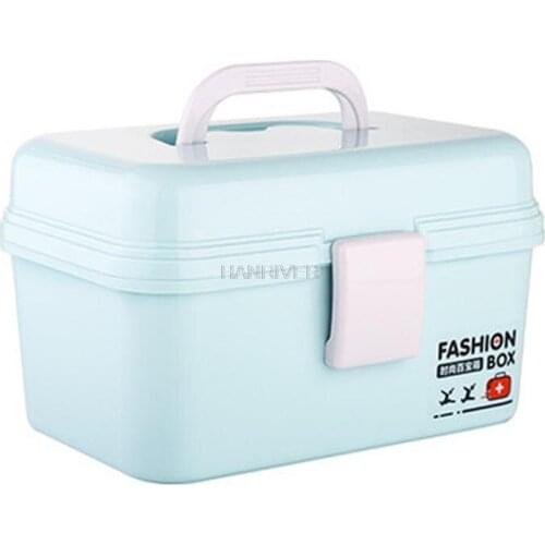 MultiFunction Medicine Box Large High Capacity Medicine Box Double Layer Medicine Storage Box Medicine Small First Aid Box