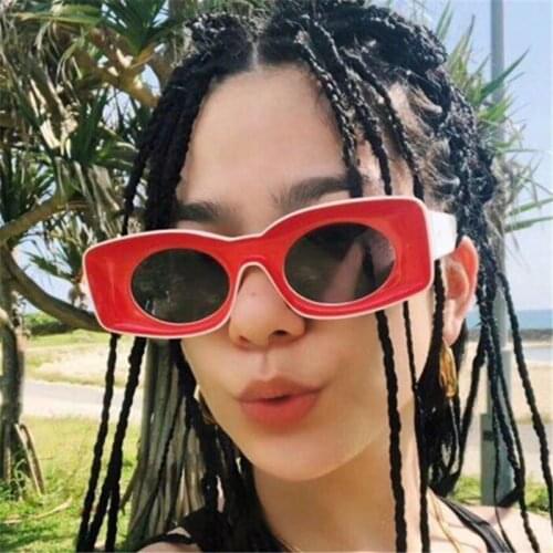 Trendy Sunglasses Women Luxury Design Hip Hot Sun Glasses Men Blue Yellow Clear Fashion Frame Eyewear Female Goggles UV400