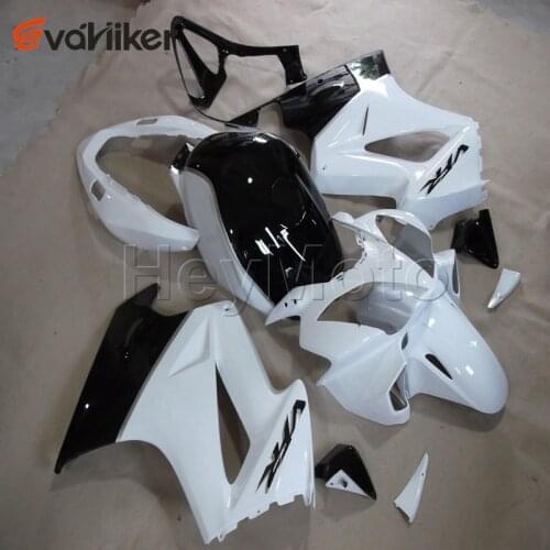 Motorcycle cowl for VFR800 1998 1999 2000 2001 white black VFR 800 98 99 00 01 ABS Plastic motorcycle fairing