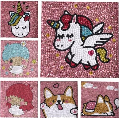 5D Diamond Painting Kits for Kids Beginner Easy DIY Crystal Art Full Drill Painting by Number Kits For Children Crafts Supplies