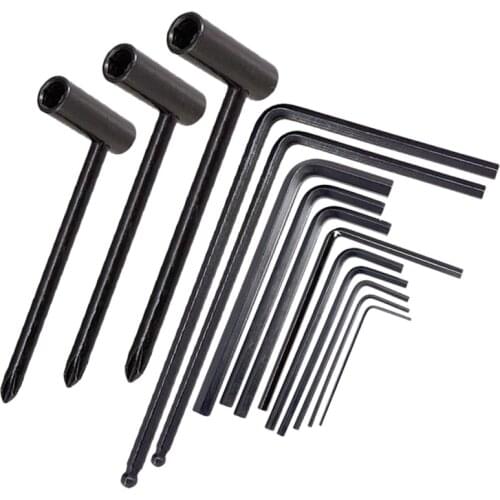 14Pcs Guitar Wrench Set, 4mm & 5mm Ball End Truss Rod Wrench Tool, Fit Most Guitar Neck Bridge Nut Locking Adjustment