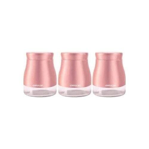 Emsan Verna Small Pcs Set Pink Jar Set 14 Cm