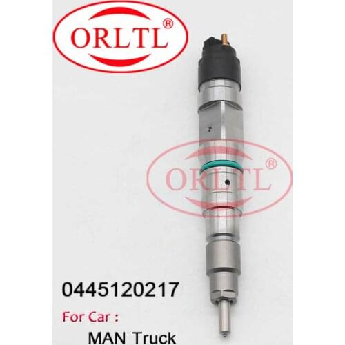ORLTL 0445120217 Genuine Common Rail Injector 0 445 120 217 Nozzle For Bosch MAN 51101006126 51101006138