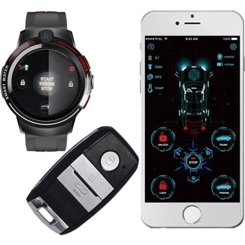 Drop Shipping KOL cardot pke keyless entry 1smart key1 smart watch 4G smart watch car control system