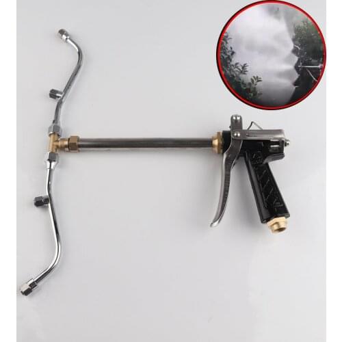 2~10 Head Adjustable High Pressure Atomizing Nozzle Spray Gun Set Agricultural Fruit Tree Pesticide Disinsection Spray Gun