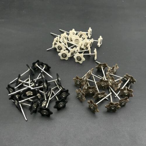 2.35mm dental Hexagon polishing Brush Star type Polishing Brush Polishers for Rotary Tools