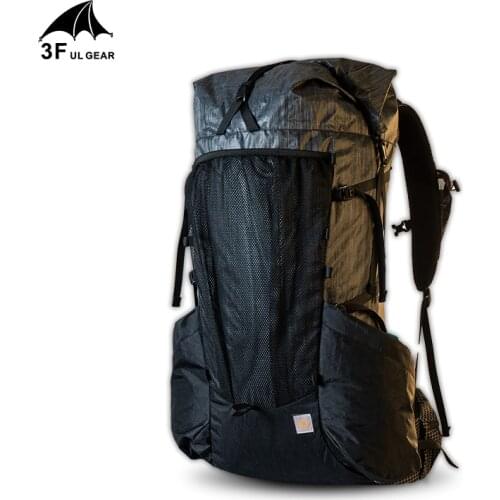 3F UL GEAR Ultralight Backpack Frame YUE 45+10L Outdoor Hiking Camping Lightweight Travel Trekking Rucksack Men Woman