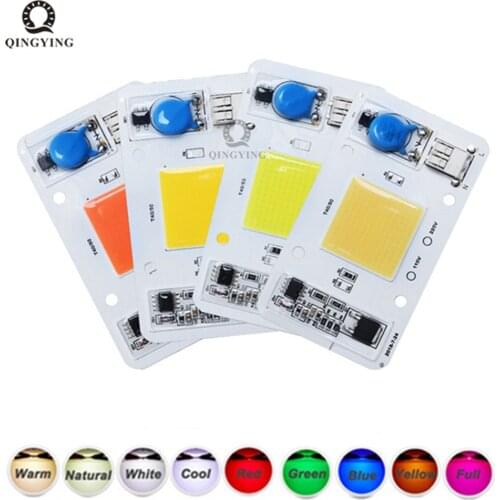 50W Driverless Solderless LED Chip Integrated Smart IC DIY R G B W Full Spectrum pink whtie 110VAC 220VAC