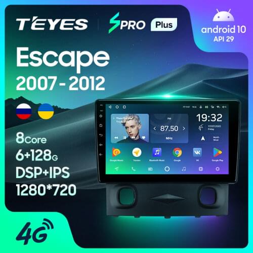 TEYES SPRO Plus For Ford Escape 1 2007 - 2012 Car Radio Multimedia Video Player Navigation GPS Android 10 No 2din 2 din dvd