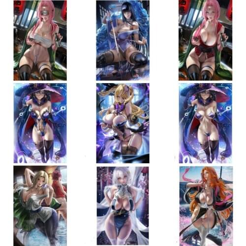 Tsunade Female Ninja Genshin Impact Canvas Poster Sexy Game Poster Japanese Anime Poster Wall Sticker Home Decoration Painting