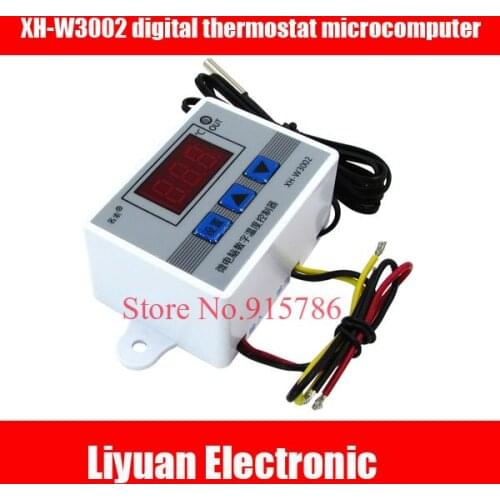 XH-W3002 digital thermostat microcomputer / 12V sensor temperature control switch / digital temperature controller 0.1 Accuracy