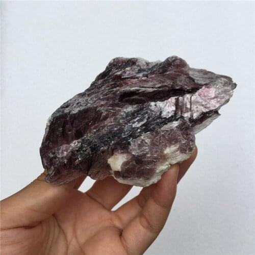 1PCS rare natural stones and minerals purple mica rough stone specimen healing crystals as collection for home decoration