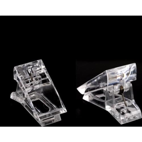 1Pcs Nail Clip Acrylic Nail Plastic Fake Finger Polish Extension Tips Quick Building Mold UV Gel LED Manicure Art Builder Tool