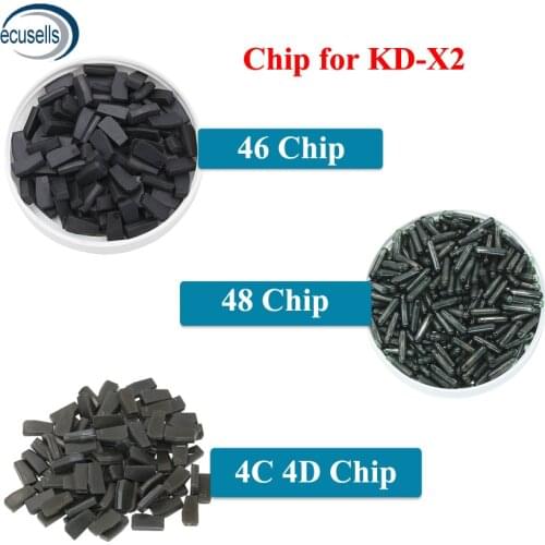10 PCS,High Quality KD 4C 4D 46 and 48 Copy Clone Chip Transponder Special for KEYDIY KD-X2 KD X2 Key Programmer Cloner