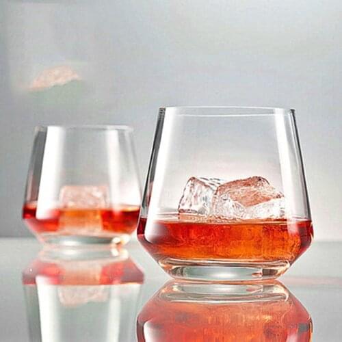 2 Pcs/lot luxury fashion home lead-free whiskey glass high quality party club wine glass cup for whiskey 200926-09