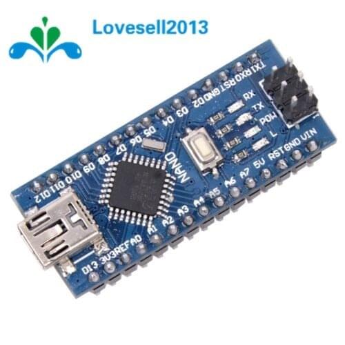 2 PCS Nano V3.0 CH340G ATmega328 Board Module For Arduino 5-12V 16M ATMEGA328P Atmega328P-AU Microcontroller