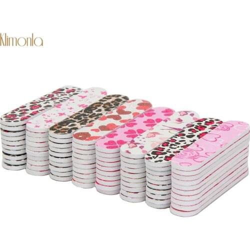 200Pcs/lot Color Mixing Nail Sponge Nail Buffer Sanding Block Salon or DIY Nails Care Polish Accessoires Manicure Pedicure Tools