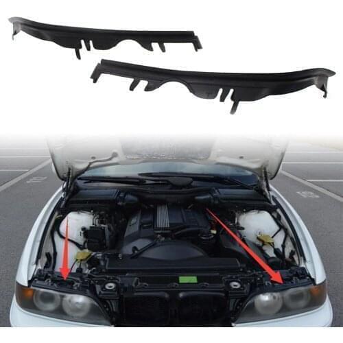 2x LH+RH Auto Front Upper Headlight Gaskets For BMW 5 Series E39 525i 528i M5 1999 2000 2001 2002 2003 63126908405 63126908406