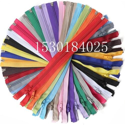 5pcs #5 Open-End 12-28 Inch ( 30-70cm ) Nylon Coil Zippers for Sewing Tailor Nylon Zippers Bulk 20 Colors