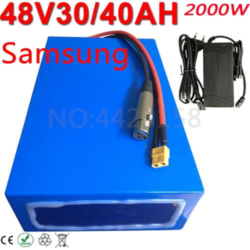 48V 40AH 35AH 30AH 25AH 20AH 15AH 13AH 10AH Lithium Battery 48V Electric Bike Battery 48V 500W 750W 2000W 1500W E-Bike Battery