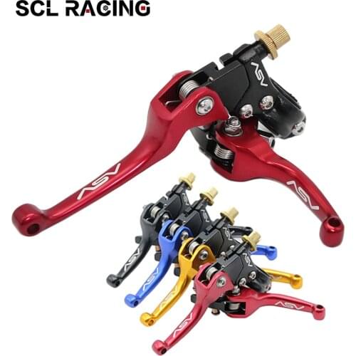 Alconstar New Motocross Pit Dirt Bike Aluminium ASV Brake Clutch Levers Handle For Honda Triumph Yamaha Suzuki Benelli Ducati