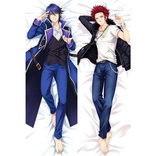 Japanese Anime Pillow Cover Cases Hug Body K Project Munakata Reisi & Suoh Mikoto Dakimakura