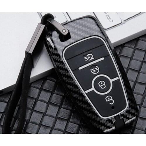 Alloy Car Key Case Cover For Ford Fiesta Focus 23 MK2 MK3 Mondeo MK4 Ecosport Kuga Escape Explorer Ranger Ring