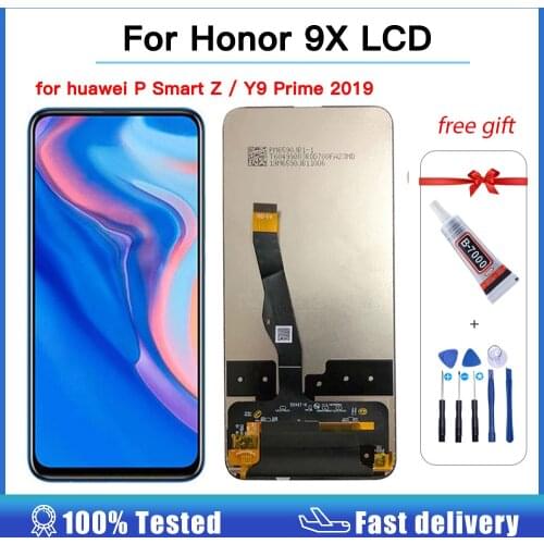 6.59'' Diplay for Honor 9X LCD Display Touch Screen Digitizer Assembly Parts For huawei Honor 9X LCD for Honor 9x Pro Display