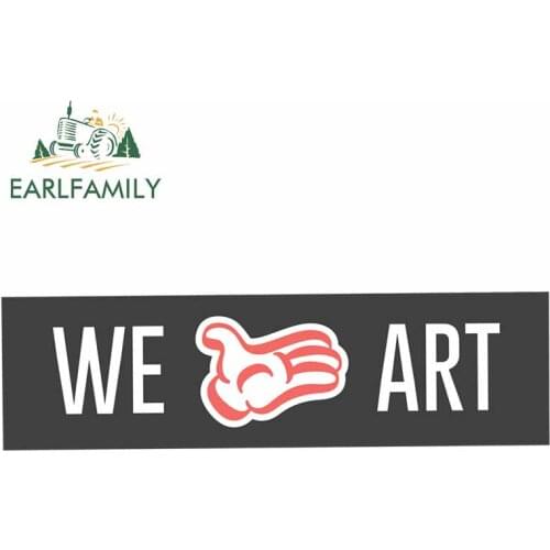 EARLFAMILY 15cm x 4.4cm Funny Anime Vinyl Decal Car Door Handle Decor Wall Window Laptop Car Sticker Waterproof Graphics