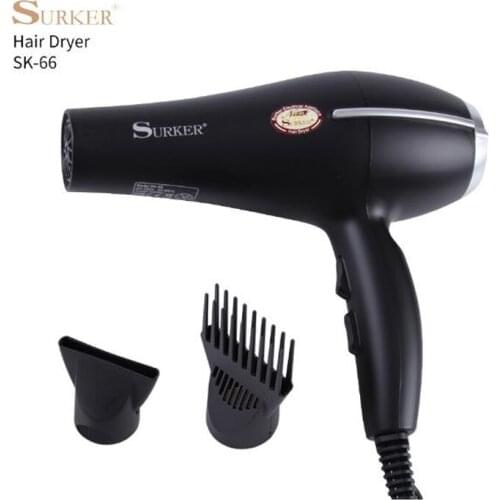 Surker electric hair dryer SK-66 unfoldable handle 2000W power cold hot air constant temperature Blue light ion shaping nozzle