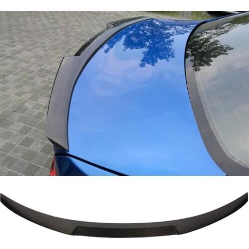 F30 M4-style Carbon Fiber Car Rear Lip Spoiler for BMW F30 Sedan 2012-2018