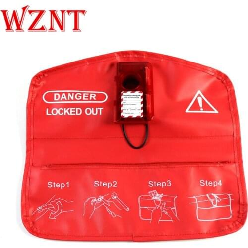 NT-F21 Handle-Off Ball Valve Lockout Industrial Flange ball valve safety lockout bag