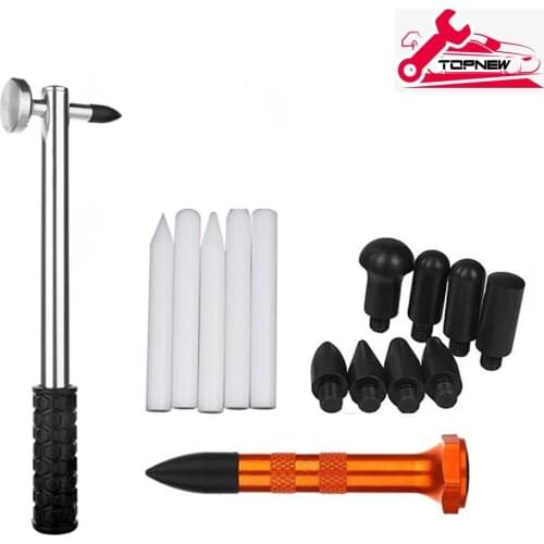 OUTILS DE DÉBOSSELAGE SANS PEINTURE, OUTIL DE DÉBOSSELAGE RÉPARATION DE DÉBOSSELAGE, MARTEAU AVEC 9 TÊTES