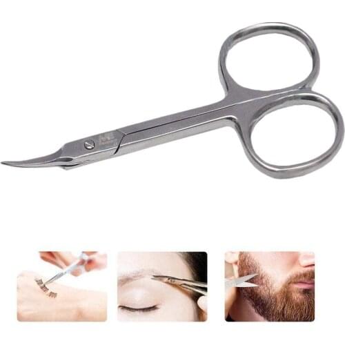 Manicure Scissors Curved Tip Scissors Professional Dead Salon Nail Tools Steel Skin Remover Nail Nail G2A1