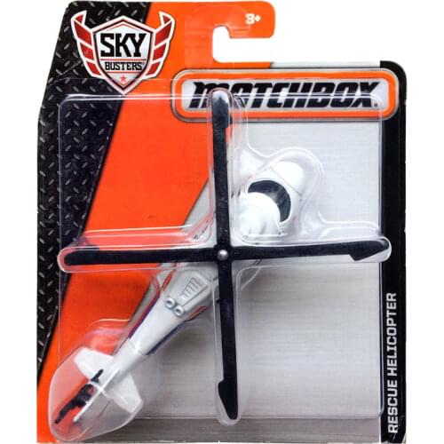 2016 Matchbox Plane Rescue Helicopter Canada Police Metal Collection Alloy Simulation Model Planes