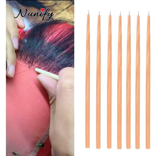 Nunify Ventilating Needle For Lace Wig Kit Wig Needle Holder And Needle Together For Wig Making Crochet Needle Hair Tools