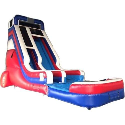 PVC material large size Inflatable Slide with pool Bouncy Slide for commerical use