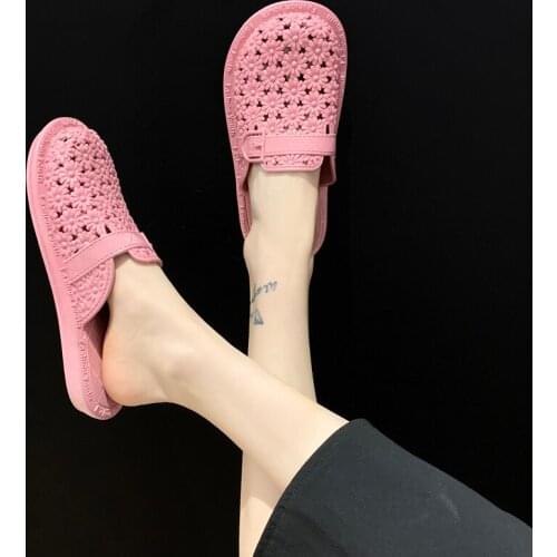 2021 New Summer Women Smart Soft Garden Clogs Shoes Bathroom Non-Slip Slippers